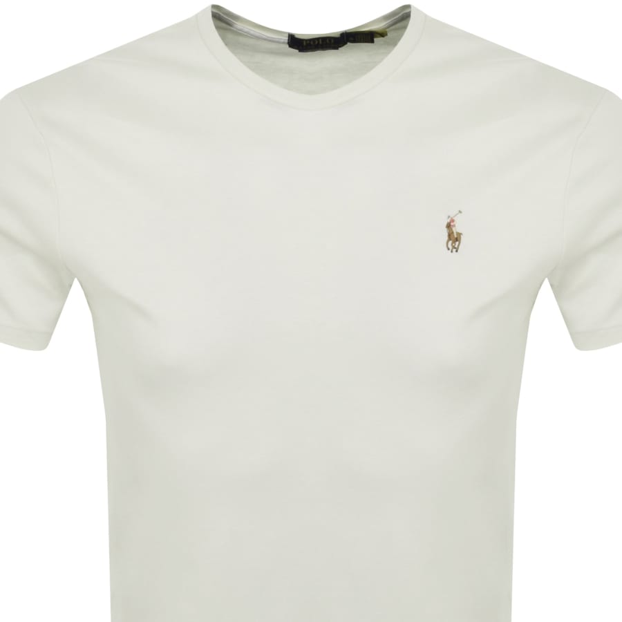 Polo Ralph Lauren Pima Cotton T Shirt Beige XL